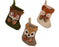 Orn Stocking Owl/Fox/Deer 15 cm