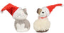 Cat/Dog with Santa's Hat 10 cm