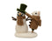 Mouse Dressing Snowman
