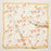 Delicate Floral Branch Square Scarf | Soft Botanical Print Silk-Feel Scarf