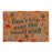 Natural Don't Trip Mushroom Doormat