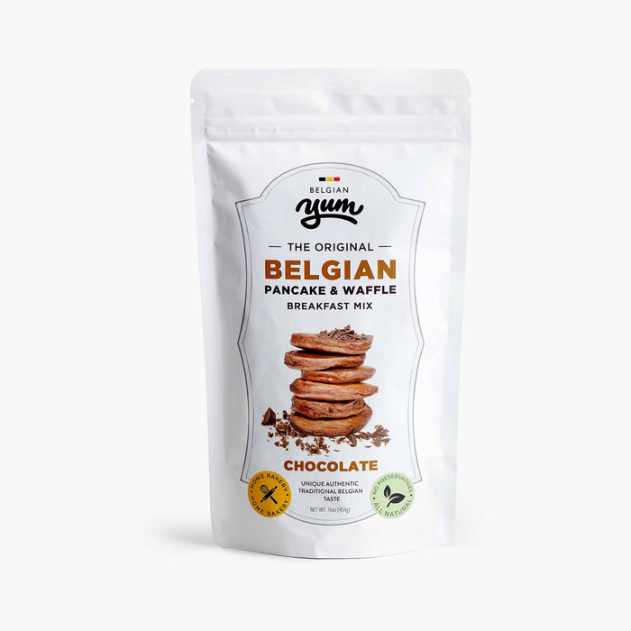 Belgian Pancake and Waffle Breakfast Mix – Chocolate