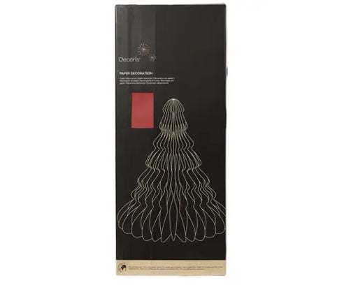 Paper Folding Tree Red 48x 60cm
