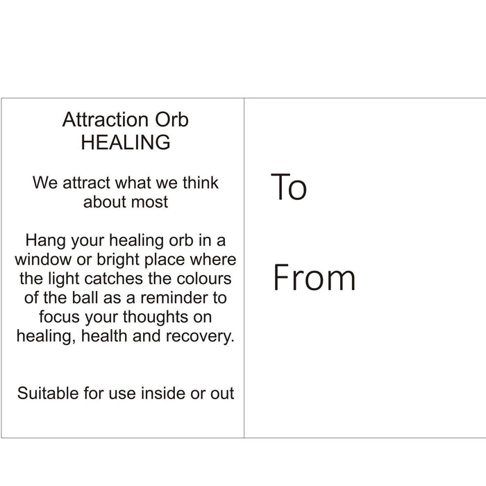 10cm Attraction Orb - Healing