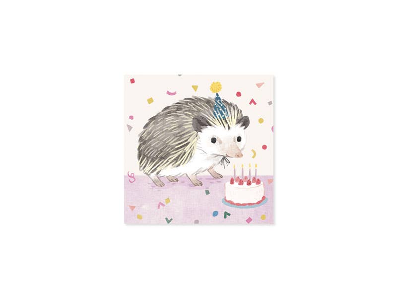 Hedgehog Mini Pop-up Birthday Card