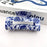 Blue and White Porcelain Pattern Hair Claw Clip