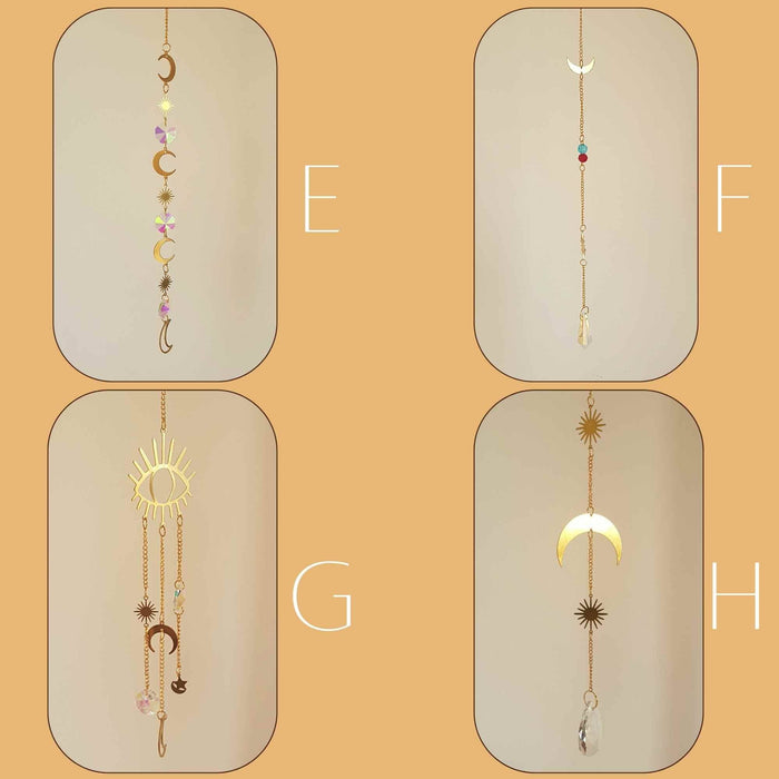 Prism Suncatcher - Colorful Moon Designs