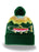 Rainbow Trout Knit Beanie Hat with Pom