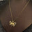Dragonfly Charm Gold-plated Necklace