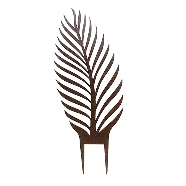 Trellis palm tropic leaf 8.5" x22"