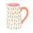 Spring Tulip Print Mother's Day Ceramic Flower Jug
