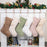 New Textured Festive Christmas Stocking