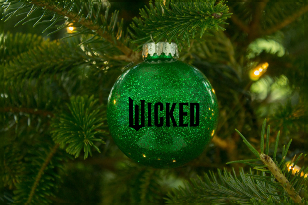 Good Witch & Bad Witch Glitter Ornament | Plastic | Wizard 