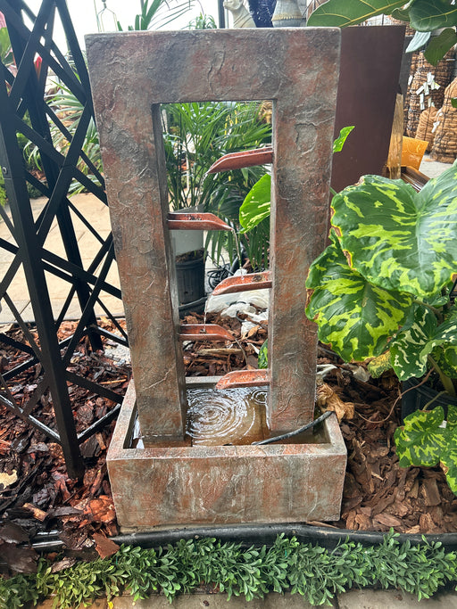 Fountain with 5 Brass Spouts