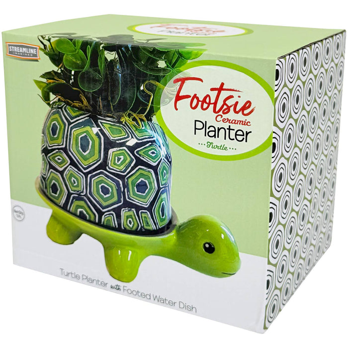 Turtle Footsie Planter