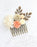 Flower Hair Comb | Vintage Style | Shimmering Ivory