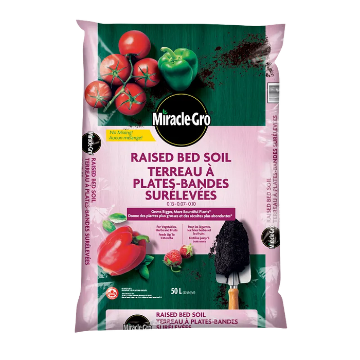 Miracle Gro Raised Bed Soil 50L