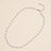 5mm Classic Large Pearl Link 18K Gold Dipped Necklace