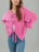 V-neck front tie Cardigan