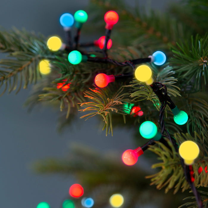 LED Cherry String Lights 120 Multi 29.5'