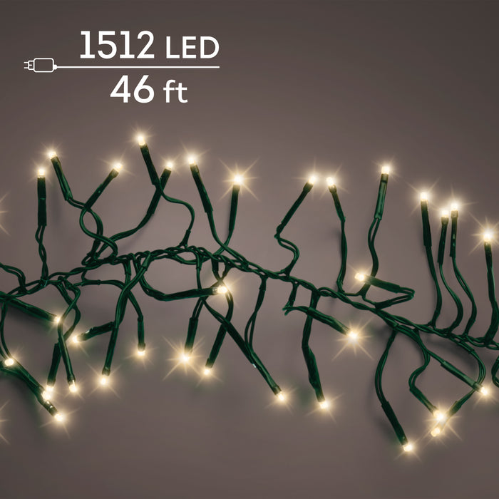 Lights Cluster Twinkle Gold 1400 cm