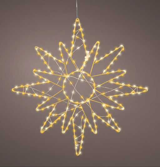 Micro 235 LED Starburst 38 cm Gold/Warm White