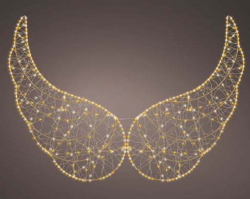 Micro 440 LED Angel Wings 75 cm Gold/Warm White