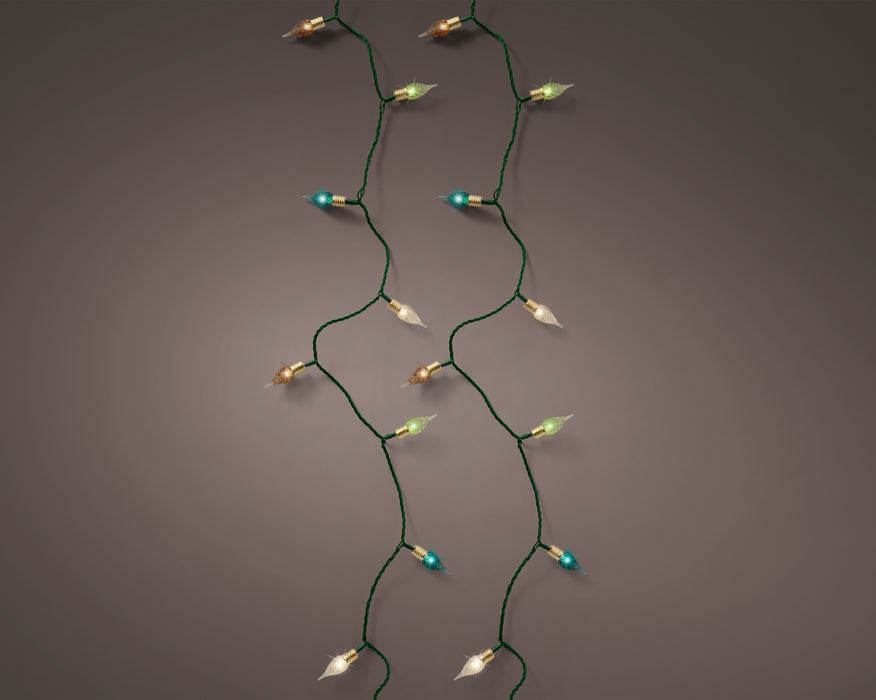 Lights 120 LED Vintage Twinkle Multi 39'