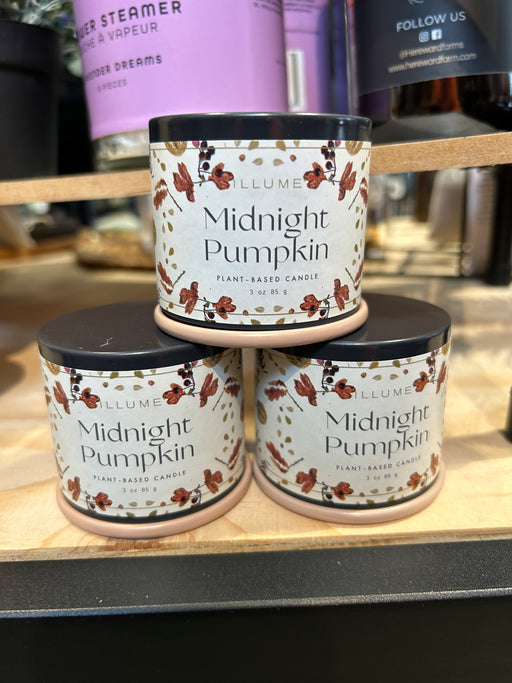 Candle Demi Tin Midnight Pumpkin