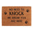 Natural No Need To Knock Dog Doormat