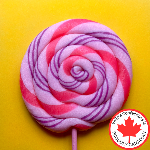 Bubblegum Handmade Whirl Pop - Case of 5