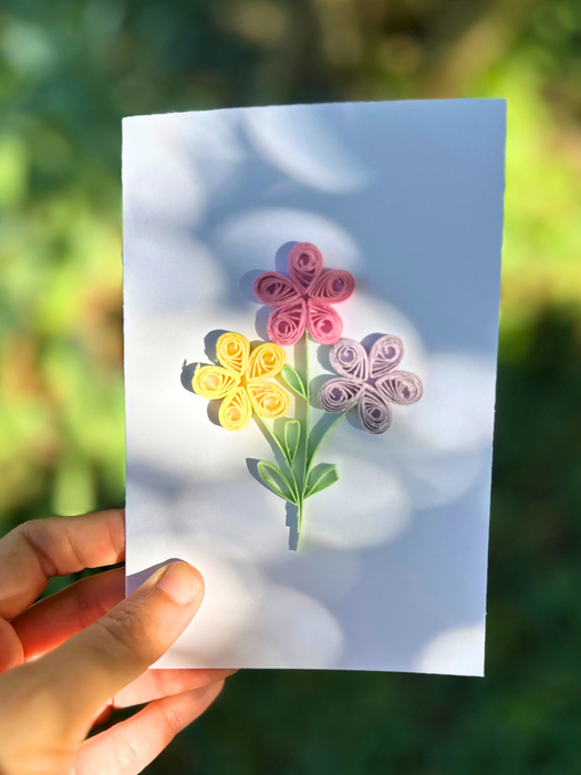 ASST Greeting Cards, Handcrafted paper Flower cards