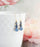 Vintage Glass Earrings -Three Jewel - Shades of Blue