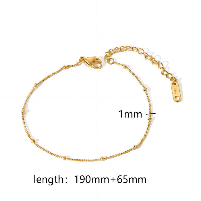 Multi Style 18K Gold Plated SS Chain DIY Accessories - FGS