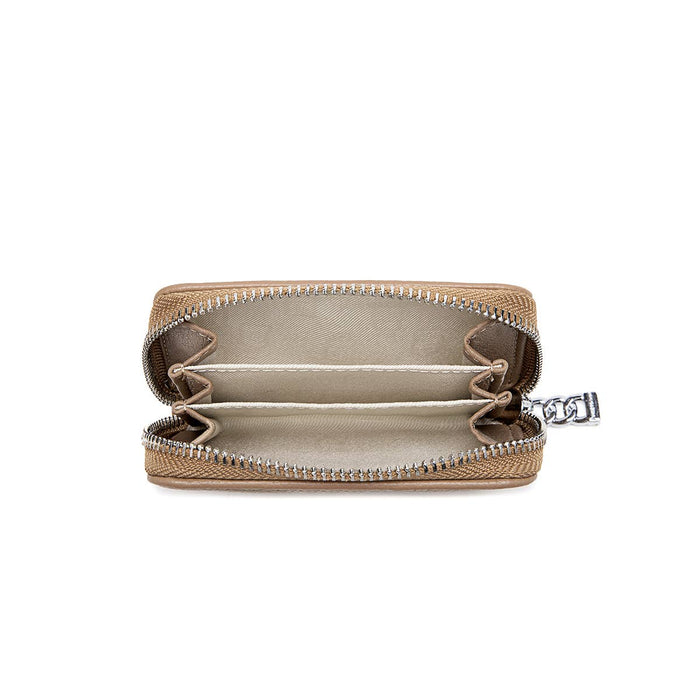 Kimi - Recycled Vegan Card Wallet - Latte Pebbled