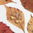 18K Gold Stainless Steel Mixed Metal Heart Charm Earrings