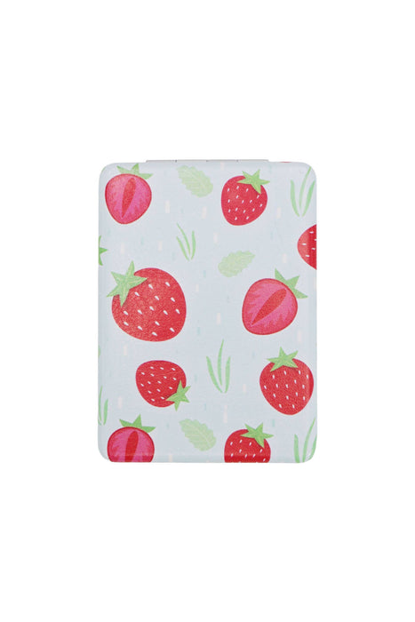 Strawberry All Over Matte Compact Mirror