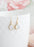 Glass Pear Drop Earrings | Rope Teardrop Earring