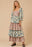 FLORAL PRINT MAXI TIERED DRESS