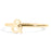 18k Gold PVD Coated Stainless Steel Symbol Stacking Rings
