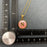Pink Shell Initial 18K Gold Plated SS Round Charm Necklace
