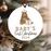 Baby's First Christmas Ornament 2024 | Brown Bear