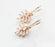 Little Leaf Earrings | Rhinestone Earrings