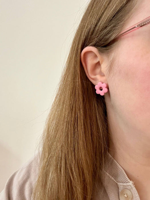 Groovy Daisy Studs | Polymer Clay Earrings