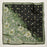 Vintage Paisley Polka Dot Square Scarf | Blue & Olive Elegant Silk-Feel Neck Hair Scarf