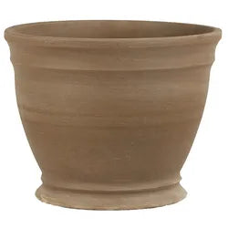 Pot Clay German Gallicus 7.5"x6" Basalt Chocolate