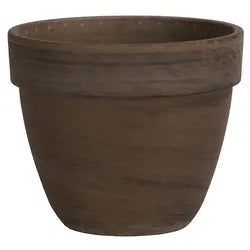 Pot Clay German Levante 8.25"x7" Basalt Chocolate