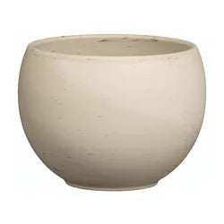 Pot Clay German Luna Sphere 6.75"x5" Granite