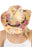 Floral Print Raffia Straw Cowboy Hat