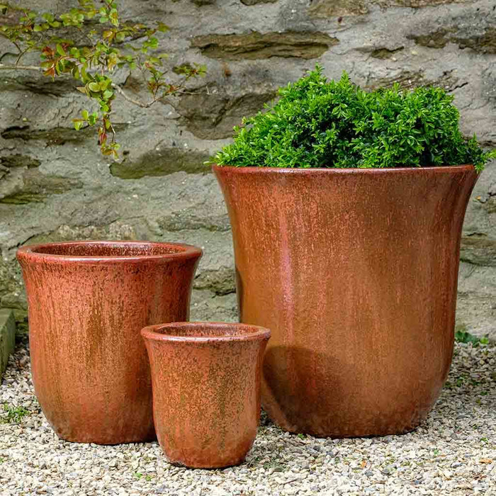 Pot Campana Planter- Volcanic Red